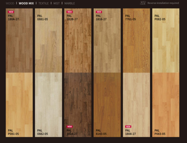 Piso Vinílico Caleo Wood Mix – Diseño Bicolor, Alta Resistencia - Imagen 3