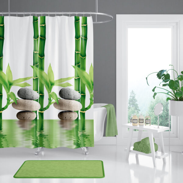 Cortina de Baño 180×200 cm | Antihongos, Impermeable, Importadas de Turquía | Alta durabilidad | Diseños únicos - Imagen 75