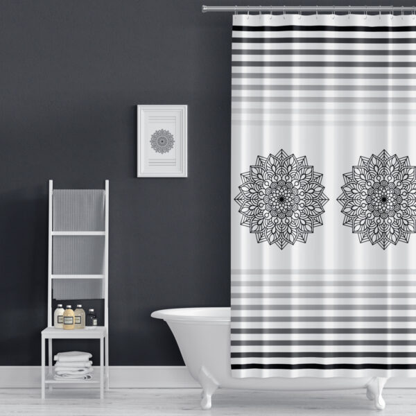Cortina de Baño 180×200 cm | Antihongos, Impermeable, Importadas de Turquía | Alta durabilidad | Diseños únicos - Imagen 5