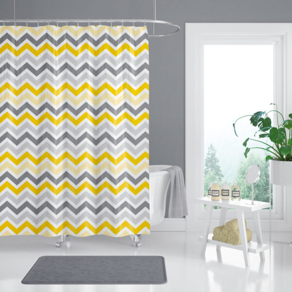 Cortina de Baño 180×200 cm | Antihongos, Impermeable, Importadas de Turquía | Alta durabilidad | Diseños únicos - Imagen 62