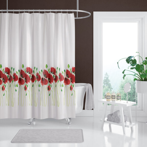 Cortina de Baño 180×200 cm | Antihongos, Impermeable, Importadas de Turquía | Alta durabilidad | Diseños únicos - Imagen 67