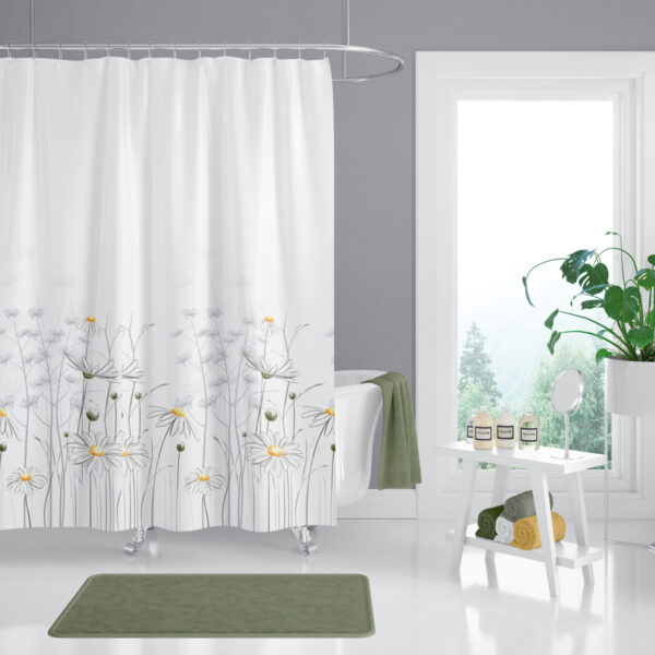 Cortina de Baño 180×200 cm | Antihongos, Impermeable, Importadas de Turquía | Alta durabilidad | Diseños únicos - Imagen 69