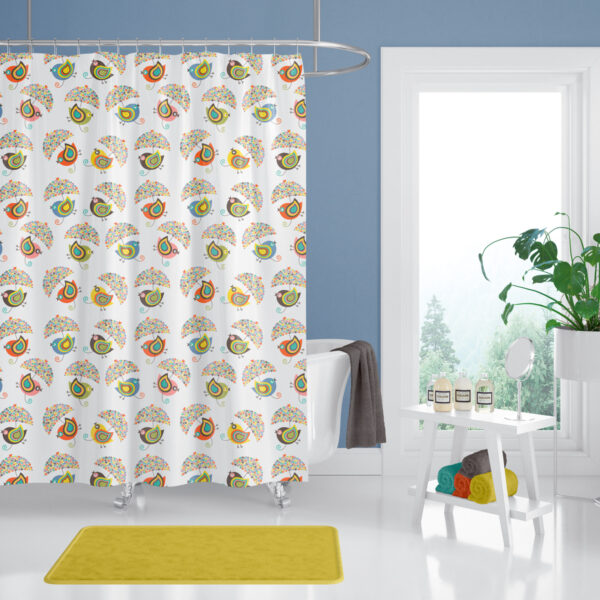 Cortina de Baño 180×200 cm | Antihongos, Impermeable, Importadas de Turquía | Alta durabilidad | Diseños únicos - Imagen 73