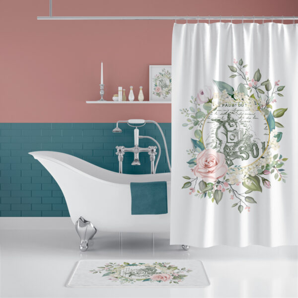 Cortina de Baño 180×200 cm | Antihongos, Impermeable, Importadas de Turquía | Alta durabilidad | Diseños únicos - Imagen 77
