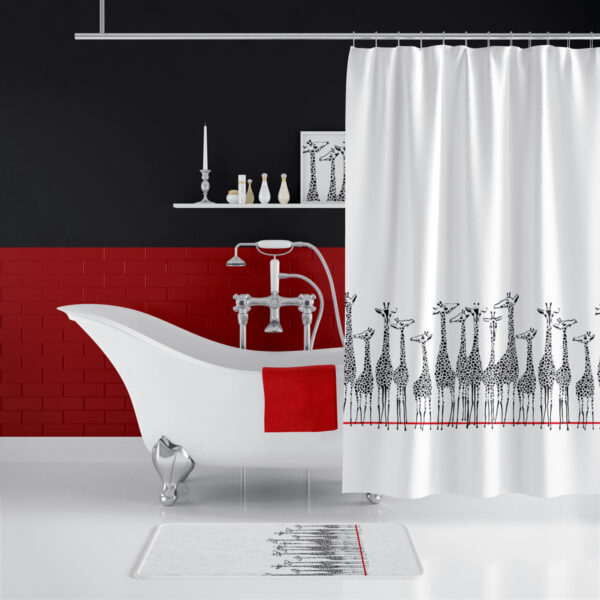 Cortina de Baño 180×200 cm | Antihongos, Impermeable, Importadas de Turquía | Alta durabilidad | Diseños únicos - Imagen 83