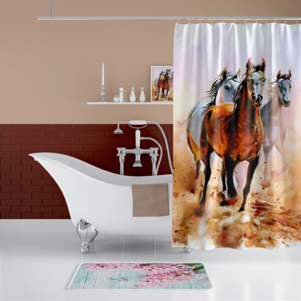 Cortina de Baño 180×200 cm | Antihongos, Impermeable, Importadas de Turquía | Alta durabilidad | Diseños únicos - Imagen 85
