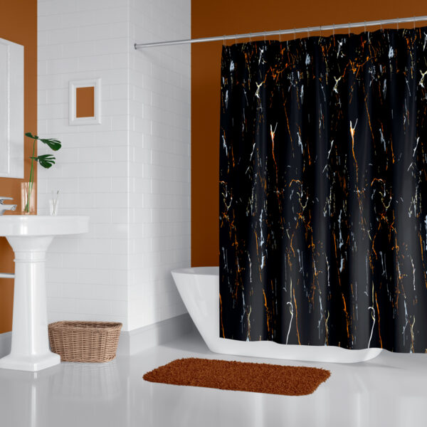 Cortina de Baño 180×200 cm | Antihongos, Impermeable, Importadas de Turquía | Alta durabilidad | Diseños únicos - Imagen 54