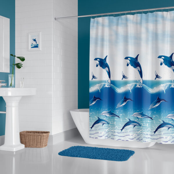 Cortina de Baño 180×200 cm | Antihongos, Impermeable, Importadas de Turquía | Alta durabilidad | Diseños únicos - Imagen 55