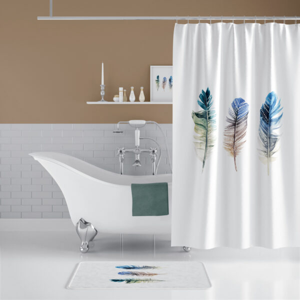 Cortina de Baño 180×200 cm | Antihongos, Impermeable, Importadas de Turquía | Alta durabilidad | Diseños únicos - Imagen 90