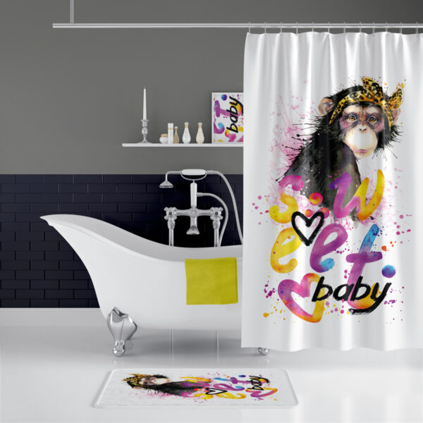 Cortina de Baño 180×200 cm | Antihongos, Impermeable, Importadas de Turquía | Alta durabilidad | Diseños únicos - Imagen 98
