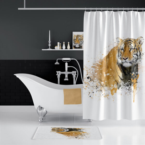 Cortina de Baño 180×200 cm | Antihongos, Impermeable, Importadas de Turquía | Alta durabilidad | Diseños únicos - Imagen 99