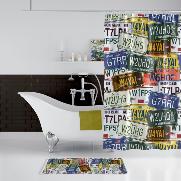 Cortina de Baño 180×200 cm | Antihongos, Impermeable, Importadas de Turquía | Alta durabilidad | Diseños únicos - Imagen 101