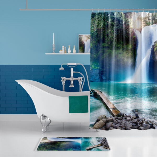 Cortina de Baño 180×200 cm | Antihongos, Impermeable, Importadas de Turquía | Alta durabilidad | Diseños únicos - Imagen 102